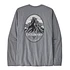 Long-Sleeved Chouinard Crest Responsibili-Tee (Gravel Heather)