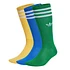 High Crew Sock (Pack of 3) (Blue / Green / Spark)