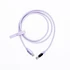 Step Up USB-C to USB-C PD Cable with LCD Power Meter (Jellybean Purple)