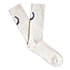 Laurel Wreath Jacquard Sock (Snow White / Black)