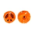 Recycled 7 Inch Vinyl Adapter (Orange)