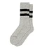 Retro Winter Outdoor Socks (Gray / Black)