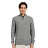 Cable-Knit Wool-Cashmere Zip Sweater (Fawn Grey Heather)