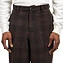 Beams Plus - IVY Trousers Wide Recycle Wool Plaid