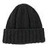 Cashmere Rib Watch Cap (Black)