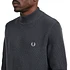 Fred Perry - Lambswool Mock Neck Jumper