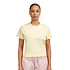 Organic Boxy Crop Tee (Soft Yellow)
