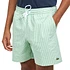 Lacoste - Striped Seersucker Swim Trunks