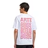 Rounded Parts Print T-Shirt (White)