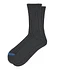 Chunky Ribbed Crew Socks (Charcoal)