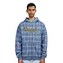 Edge Applique Zip-Thru Hood (Plaid)