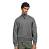 Diagonal Fleece Half Zip Sweatshirt (Smoked Pearl)