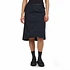 Nylon Packable Midi Skirt (Black)