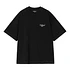S/S Signature Script T-Shirt (Black / White)