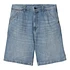 OG Single Knee Short "Camano" Denim, 12 oz (Blue Burst Washed)
