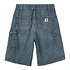 Carhartt WIP - W' Brandon Single Knee Short "Camano" Denim, 12 oz