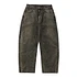 Wide Cut Denim Jeans (Acid Washed Brown)