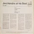 Jimi Hendrix - Jimi Hendrix At His Best (Volume 1)