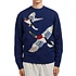 Beams Plus - Crew Intarsia Duck Pattern