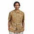 Beams Plus - Open Collar Block Print Sun Flower