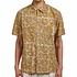 Beams Plus - Open Collar Block Print Sun Flower