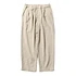 Beams Plus - 2 Pleats Relax Trousers Linen Cotton
