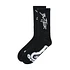 Footprints Socks (Black)