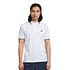 Twin Tipped Fred Perry Shirt (Made in England) (White / Ice / Maroon)