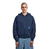 Waffle Zip-Thru Hood (Navy Overdye)