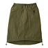Nylon Packable Midi Skirt (Olive)