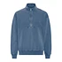 Organic Quarter Zip (Faded Indigo)
