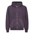 Organic Oversized Zip Hood (Faded Grape)