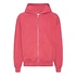 Organic Oversized Zip Hood (Faded Red)