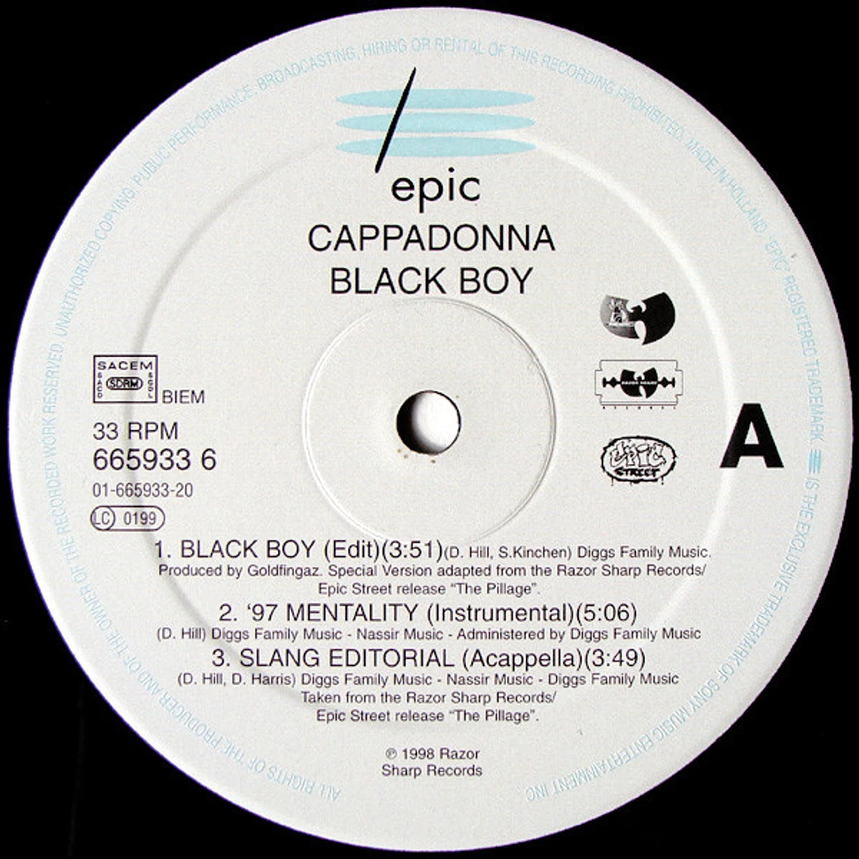 Cappadonna - Black Boy