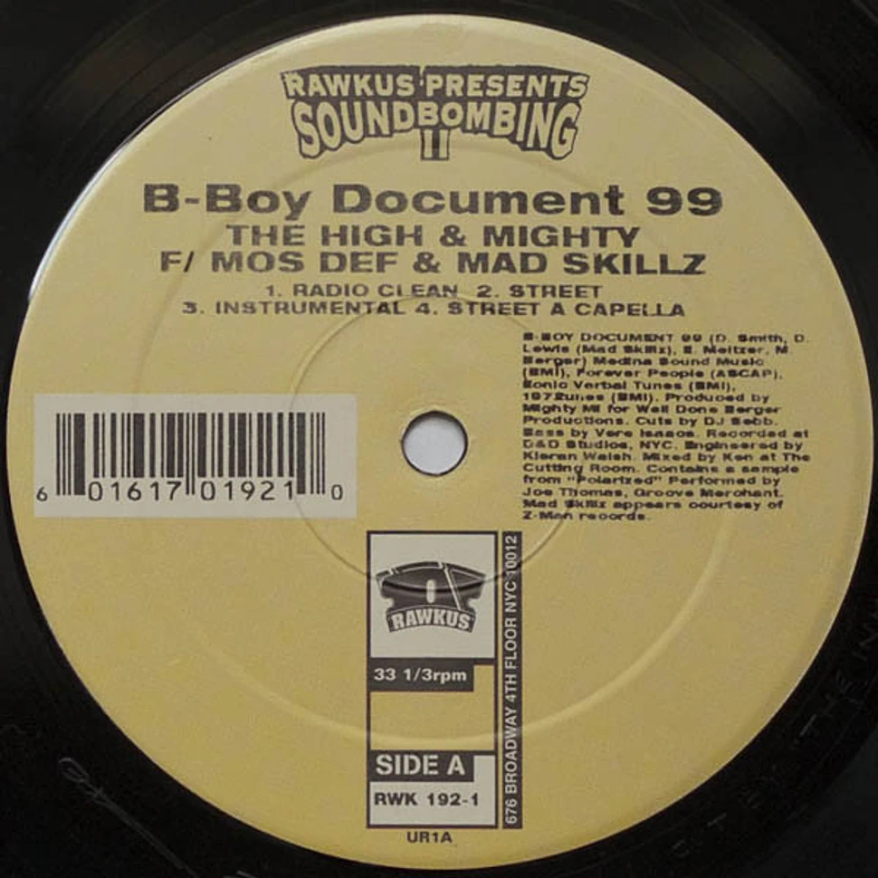 The High & Mighty / Reflection Eternal - B-Boy Document 99 / Chaos