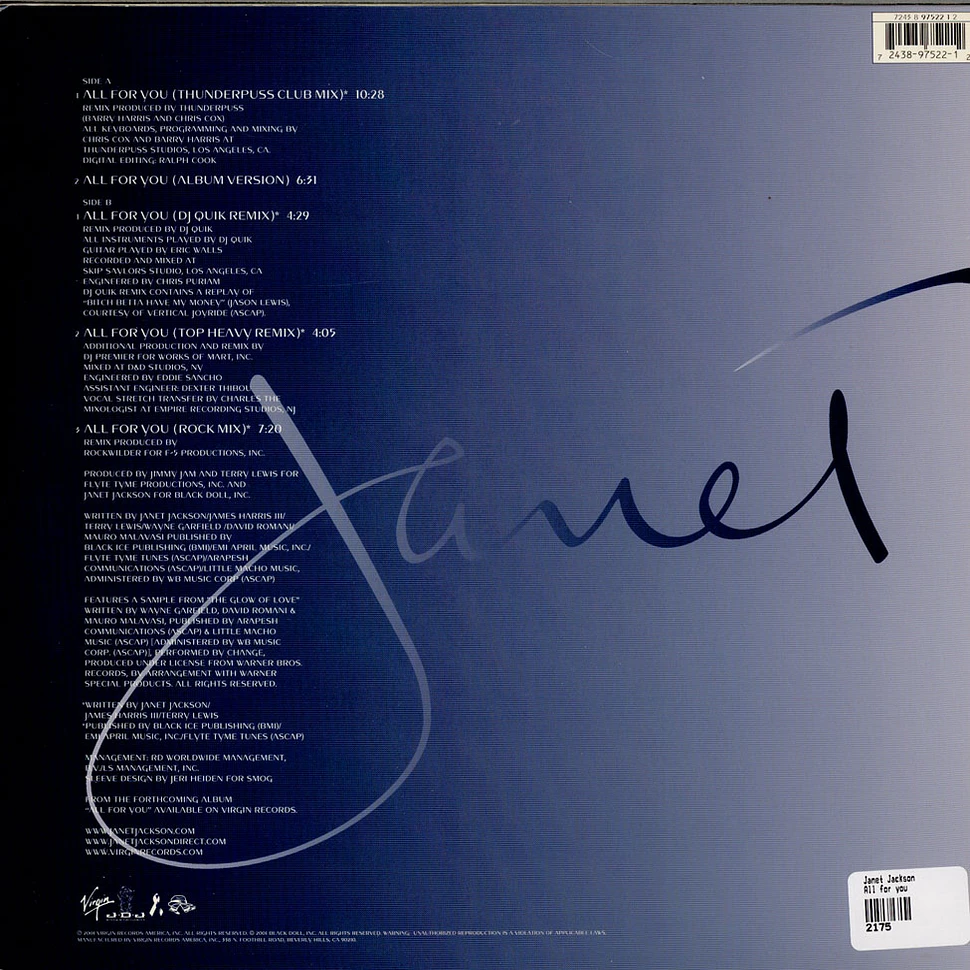 Janet Jackson - All For You