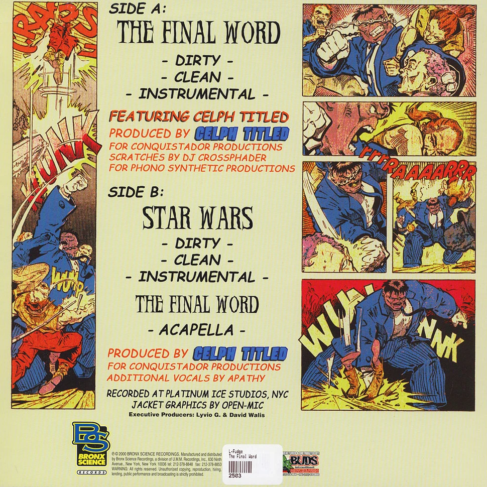 L-Fudge - The Final Word / Star Wars