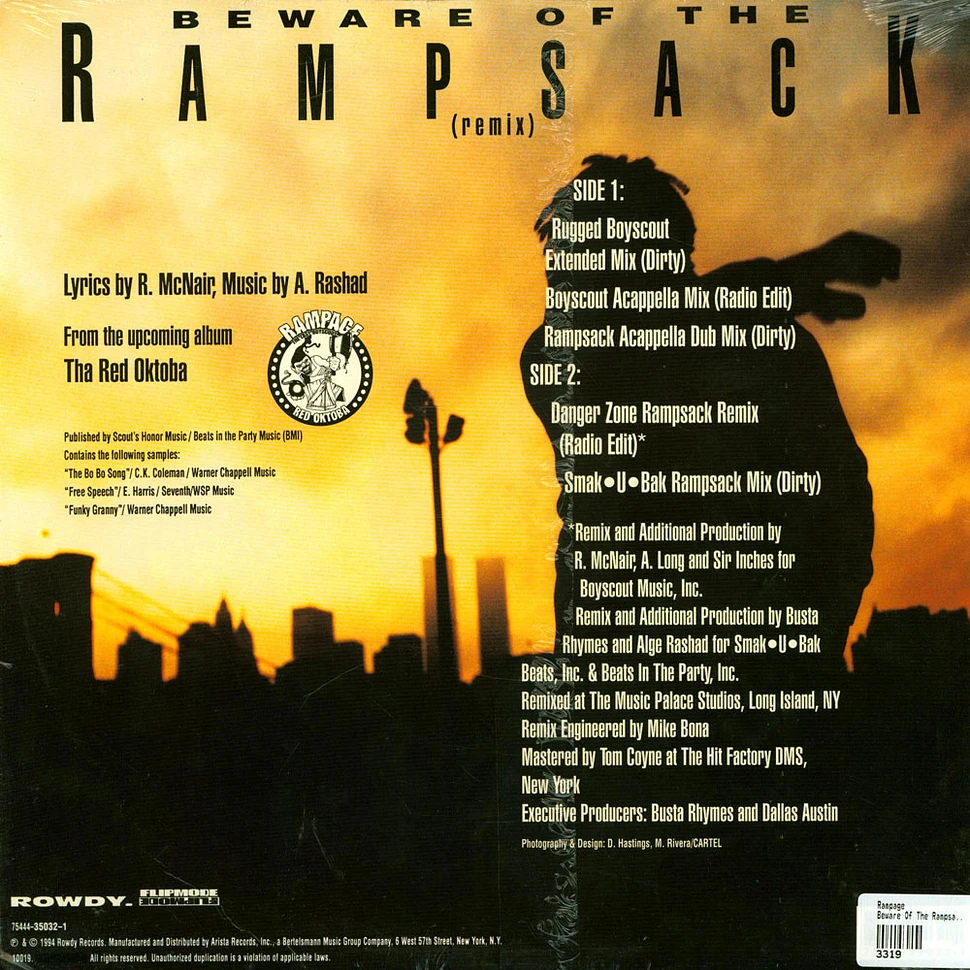 Rampage - Beware Of The Rampsack (Remix)