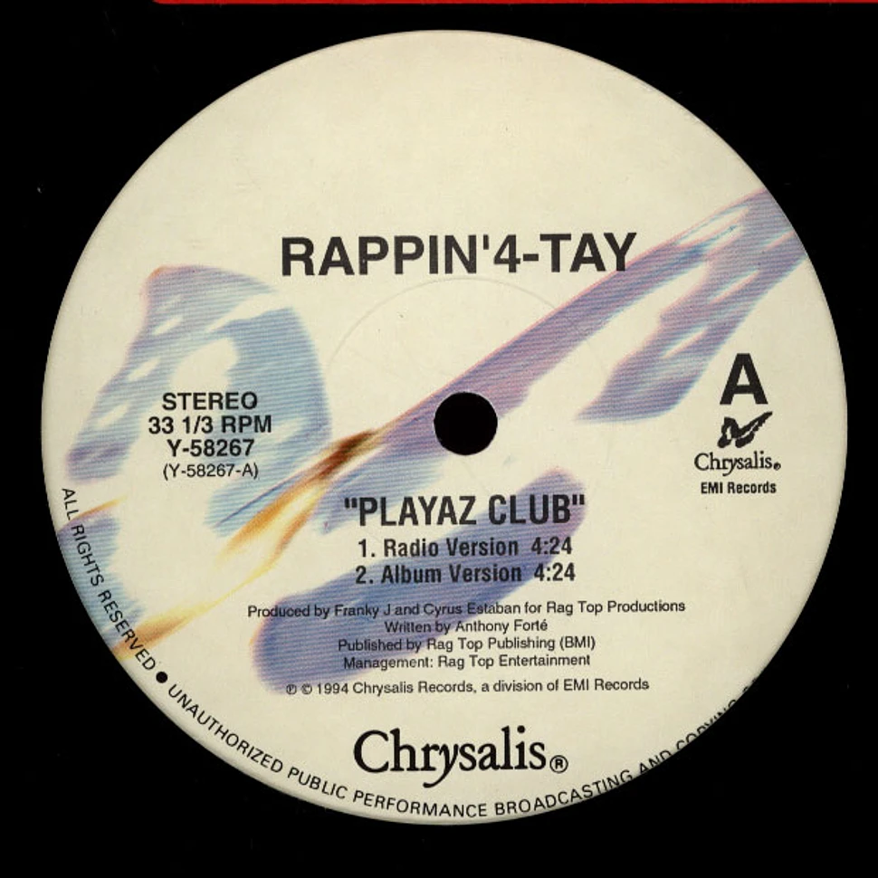 Rappin' 4-Tay - Playaz Club