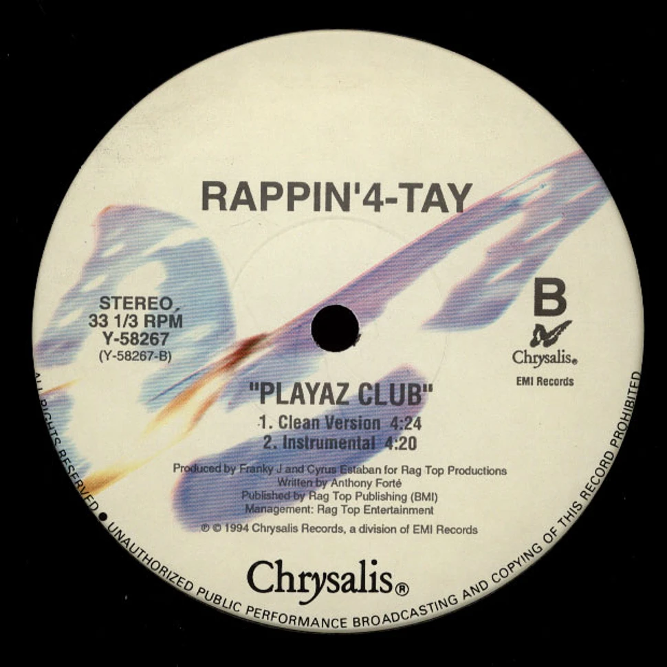 Rappin' 4-Tay - Playaz Club