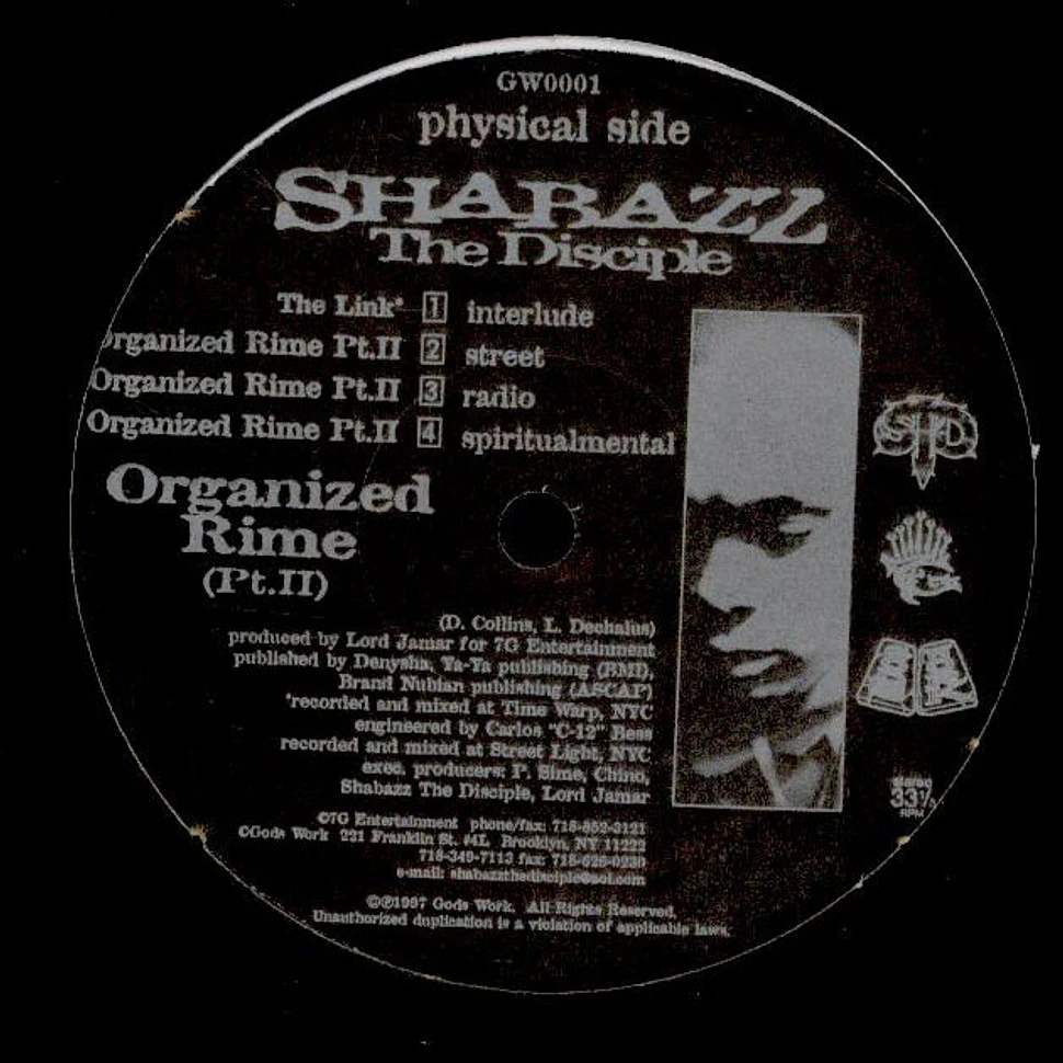 Shabazz The Disciple - Street Parables / Organized Rime (Pt. II)
