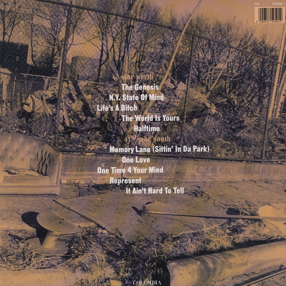 Nas - Illmatic Black EU Vinyl Edition