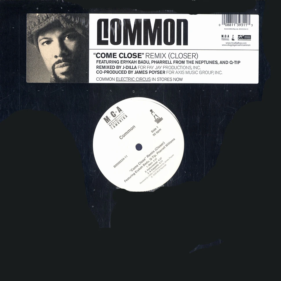 Common - Come close J Dilla remix (closer) feat. Erykah Badu, Q-Tip & Pharrell Williams
