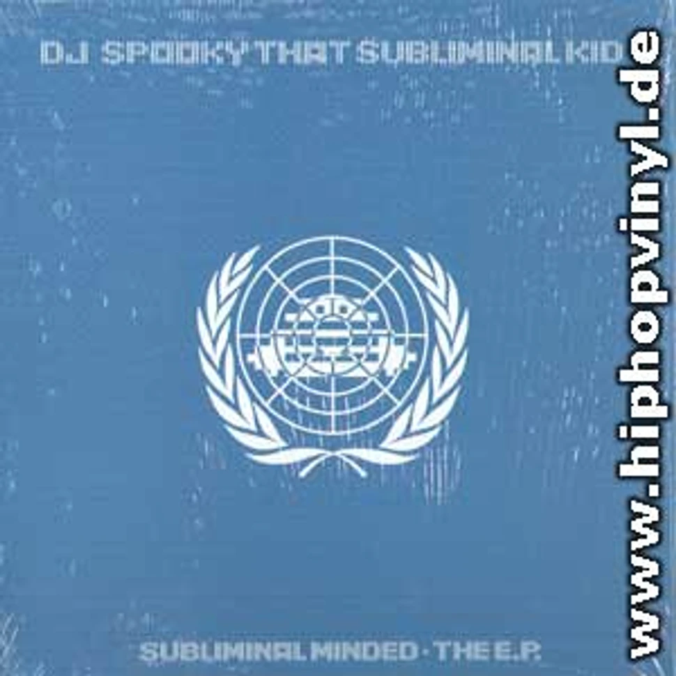 DJ Spooky - Subliminal minded EP