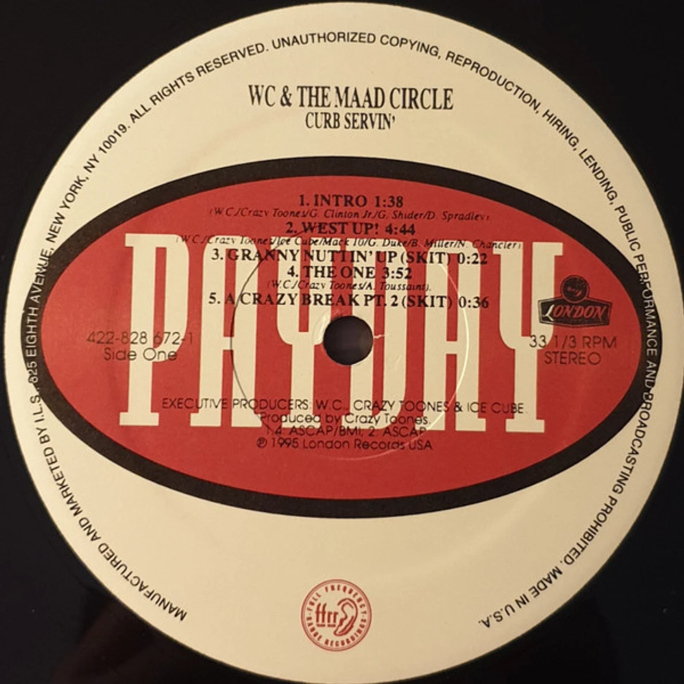 洋楽 WC AND THE MAAD CIRCLE curb servin' Wc & Maad Circle - Curb