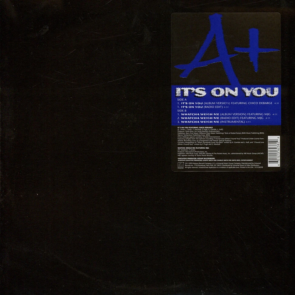 A+ - It's on you feat. Chico Debarge