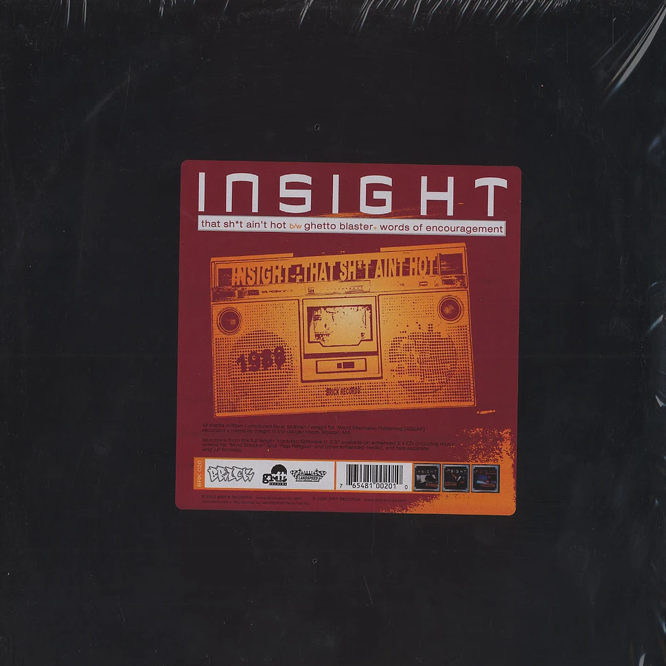 Insight - That shit ain't hot