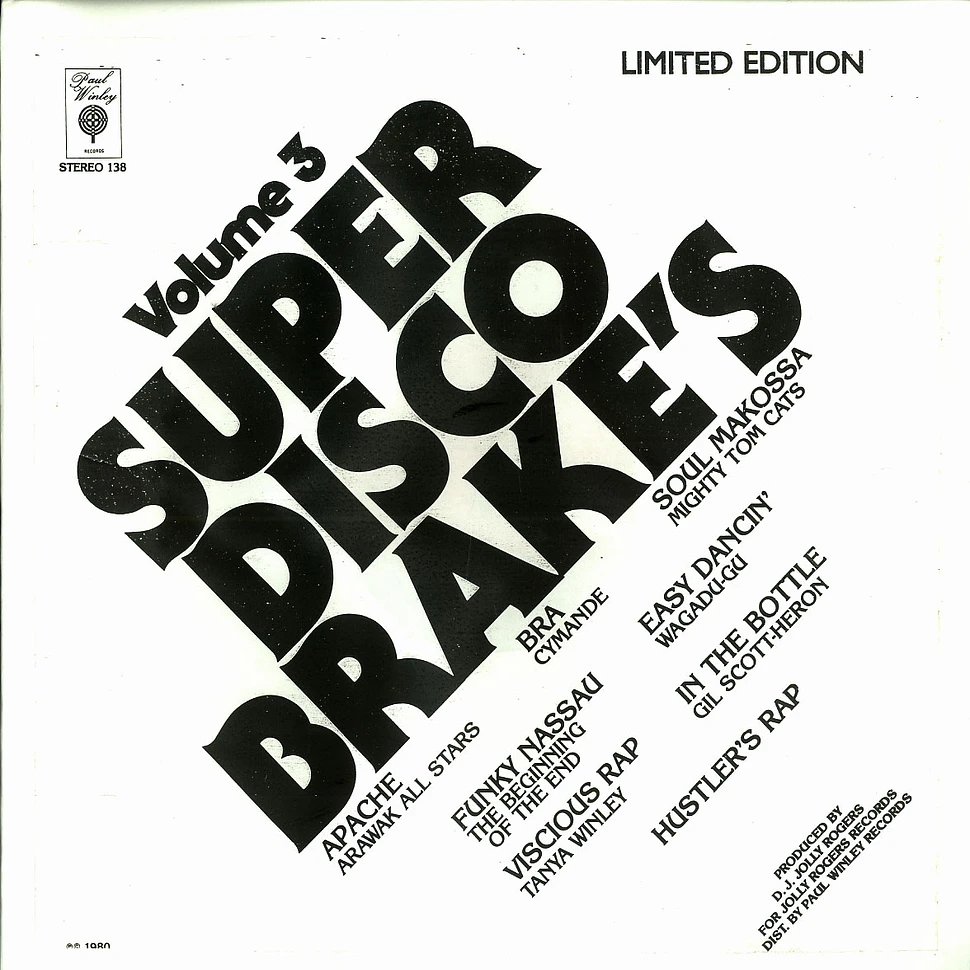 Super Disco Brakes - Volume 3