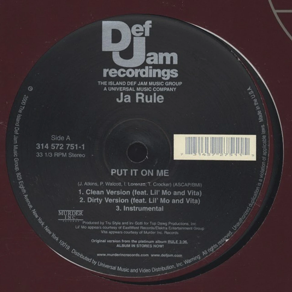 Ja Rule - Put it on me