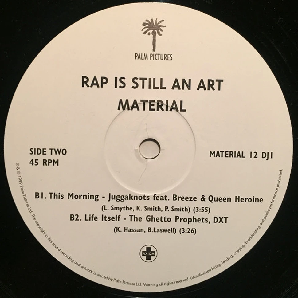 Material - Rap Is Still An Art